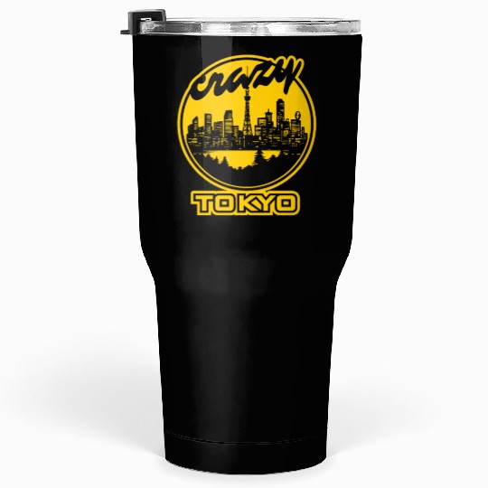 Crazy yellow Tokyo Tumblers 30 Oz