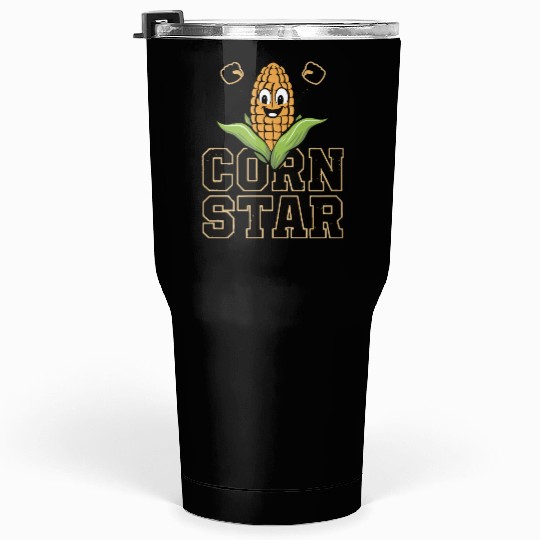 Funny Farm Food Tumblers 30 Oz Corny Cob Farmer Corn Star