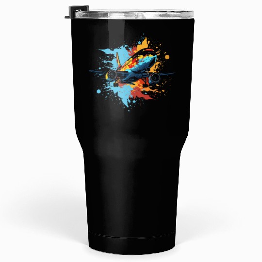 Aircraft Graffiti Tumblers 30 Oz