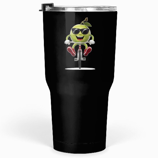 Guava Cycling On Bike Realistic Tumblers 30 Oz