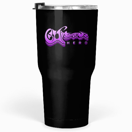 Guitar Hero - Typography Design Tumblers 30 Oz