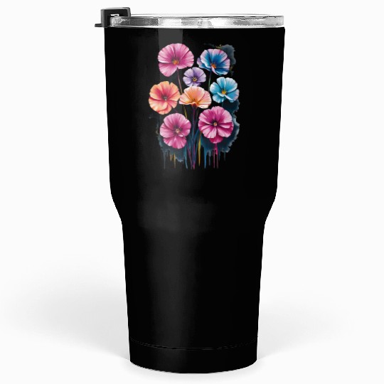 Tumblers 30 Oz Floral Doux et Léger – Confort et Style