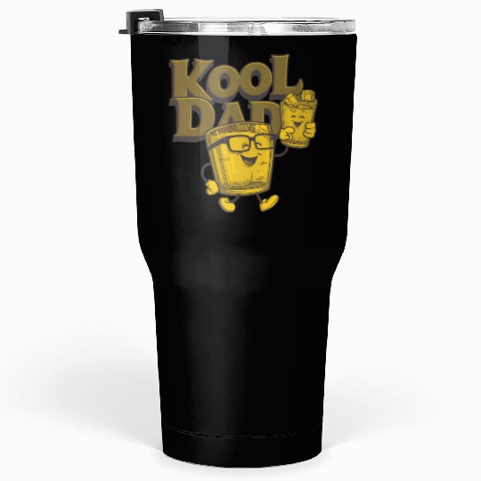 Cool 80s Nostalgic Retro Art - Best Dad Gift Tumblers 30 Oz