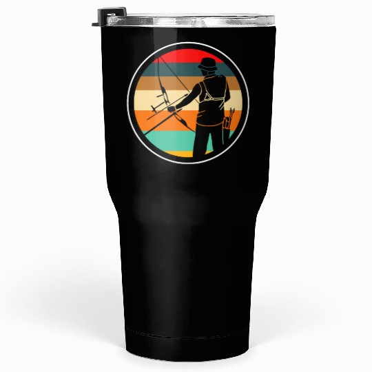 Bow Retro Archery Sport Tumblers 30 Oz
