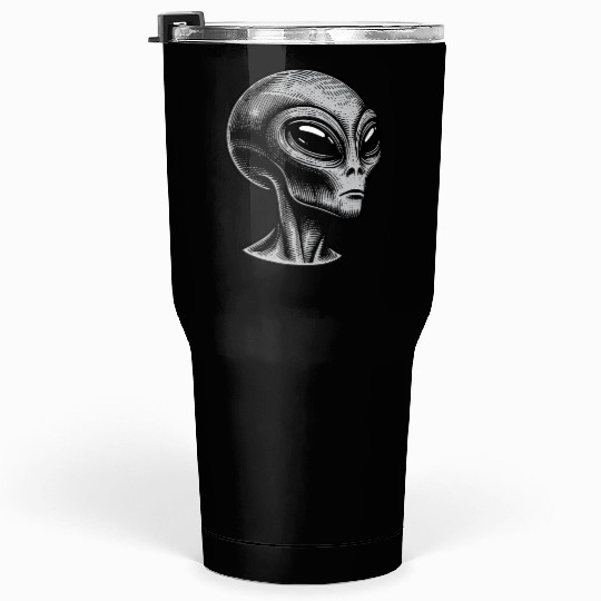 Grey Alien Tumblers 30 Oz