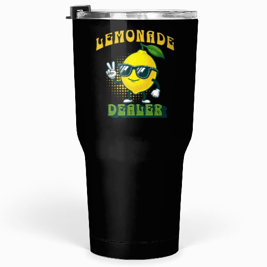 Lemonade Dealer Lemon Juice Stand Store Staff Tumblers 30 Oz