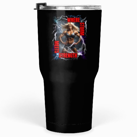 Storm , gym design Tumblers 30 Oz