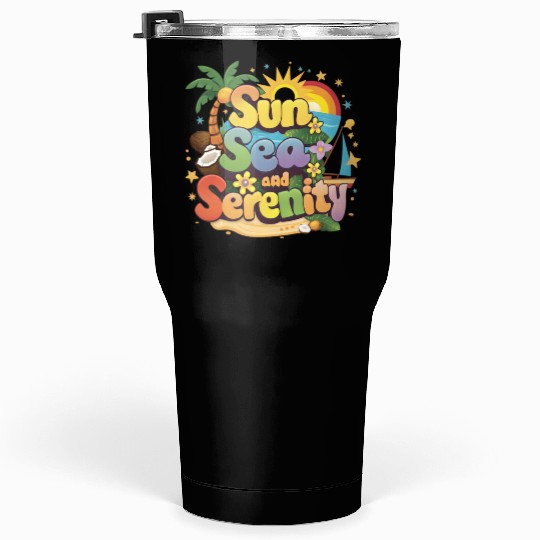 Sun Sea And Serenity Tumblers 30 Oz