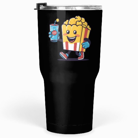 Popcorn and Soda: Moments of Joy Tumblers 30 Oz