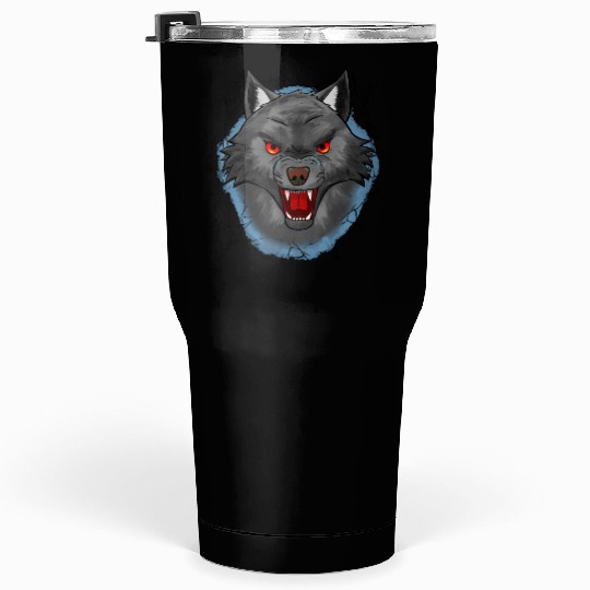 Angry Wolf Tumblers 30 Oz
