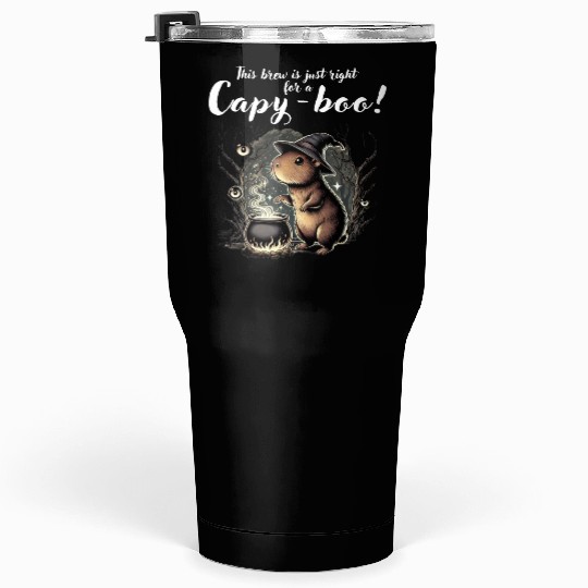 Capy-boo Witch Capybara Tumblers 30 Oz – Brew the Perfect