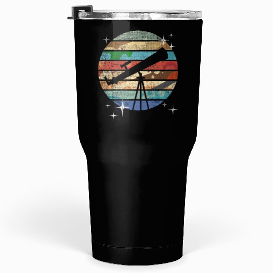 Planets Of Solar System Telescope Astronomy Tumblers 30 Oz