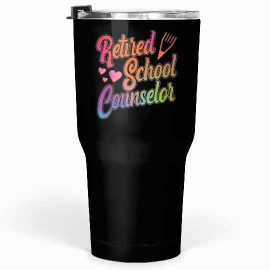 School Counselor Retired Tumblers 30 Oz