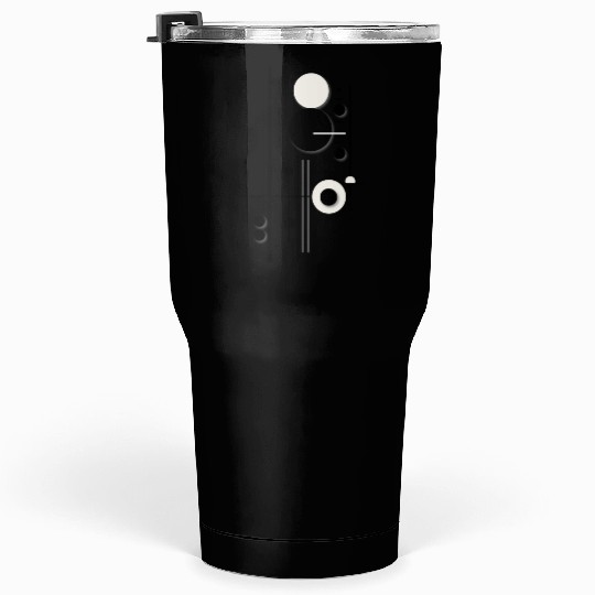 Minimalist Geometric Circle Symphony Lines Tumblers 30 Oz