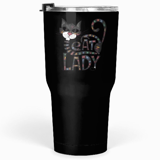 CAT LADY Tumblers 30 Oz