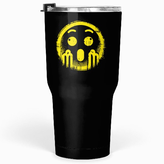 Suprising Yellow Face Tumblers 30 Oz