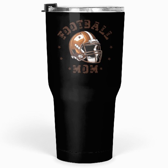 Football Mom Mama Coquette Bow Funn Game Day Tumblers 30 Oz