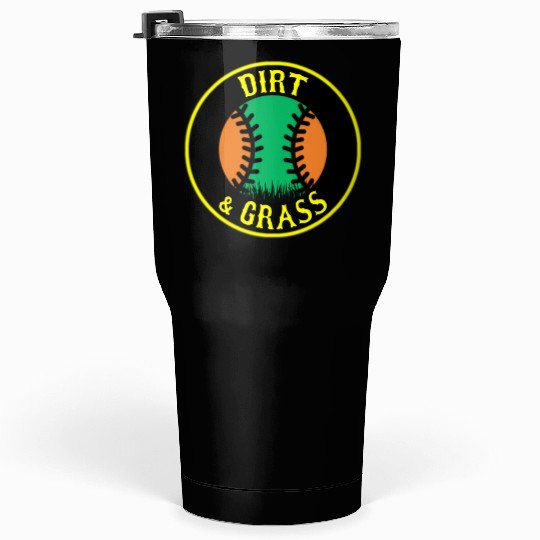 Dirt & Grass Baseball/Softball #2 Tumblers 30 Oz