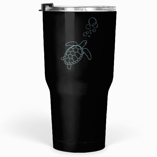 Serene Turtle Drift Tumblers 30 Oz