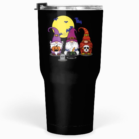 Halloween Gnomes Cute Creepy Halloween Tumblers 30 Oz