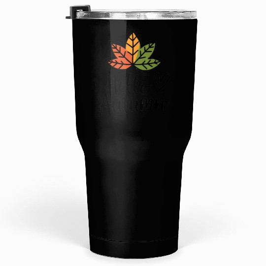 Hello autumn Tumblers 30 Oz