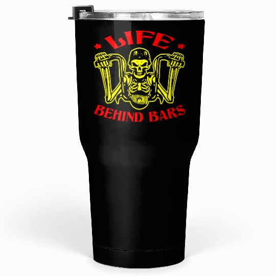 Life Behind Bars Biker LIKE US ON FACEBOOK #USAP Tumblers 30 Oz