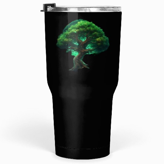 Green Space Tree Tumblers 30 Oz