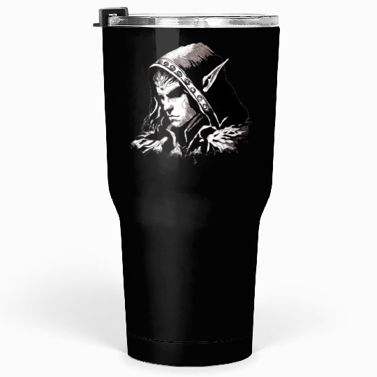 Dark Elf Archmage Illustration Tumblers 30 Oz