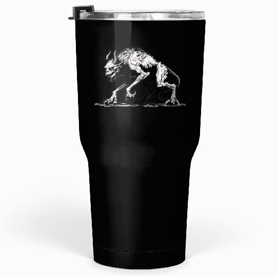 Mythical Beast Illustration Tumblers 30 Oz