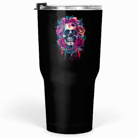 Santa Muerte - Mexican Folk Culture Saint Tumblers 30 Oz