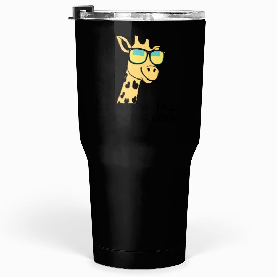 Giraffe in Sunglasses Tumblers 30 Oz