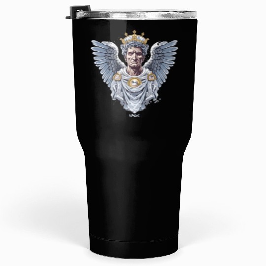 Emperor Caesar with Angel Wings Tumblers 30 Oz