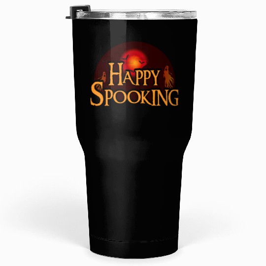 Happy Halloween Costume Funny Pumpkin Men Women Tumblers 30 Oz