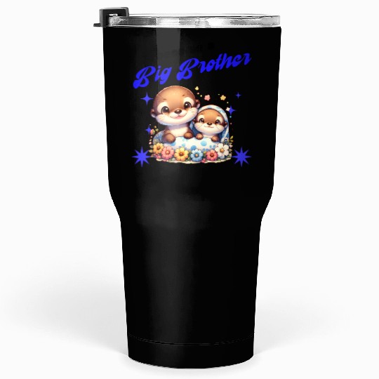 I'm Going To Be A Big Brother Sweet Otter, Brother Tumblers 30 Oz