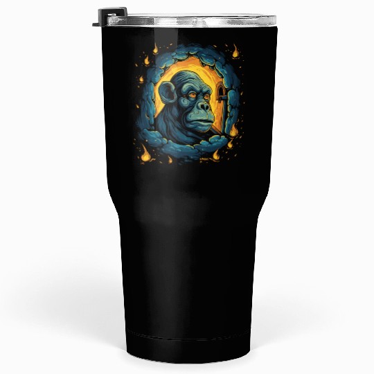 Night of the Starry Dungeon Monkey Tumblers 30 Oz