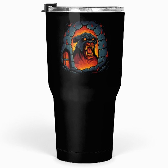 Hellhound: Dog of the Hell Dungeon Tumblers 30 Oz