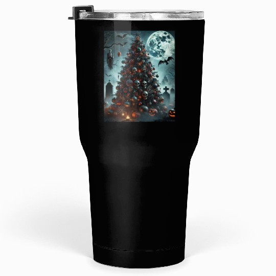 Halloween tree Tumblers 30 Oz