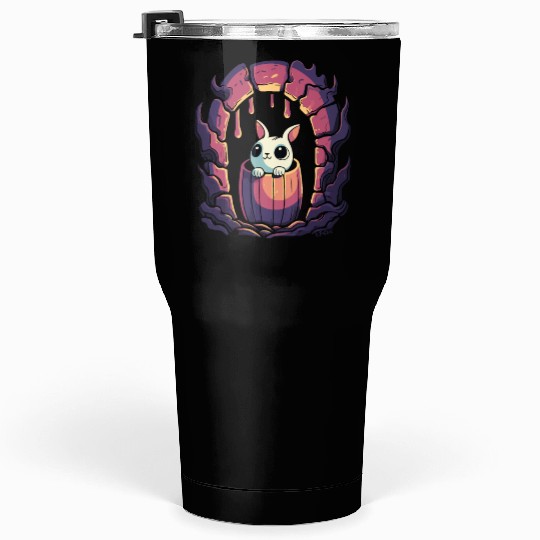 Cute Dungeon Bunny in a Barrel Tumblers 30 Oz