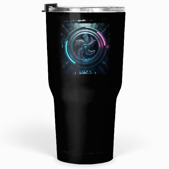 Zodiac sign Libra in cyberpunk era Future Tumblers 30 Oz