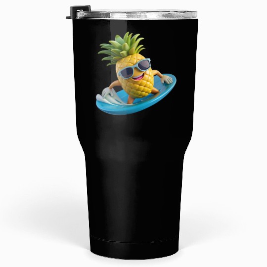 Pineapple Surfer Tumblers 30 Oz