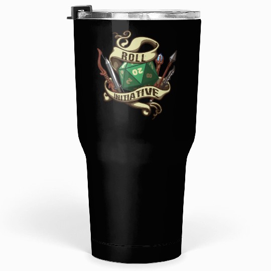 Roll Initiative Adventure Magic Dungeon Tumblers 30 Oz