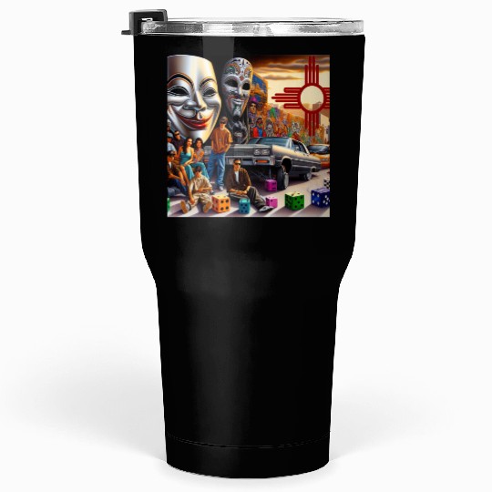 New Mexico Zia Symbol Tumblers 30 Oz