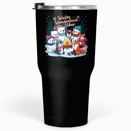 Winter Wonderland Snowflake Tumblers 30 Oz
