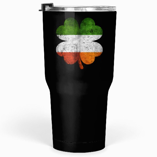 Italian Irish Shamrock Italy Ireland Flag Tumblers 30 Oz