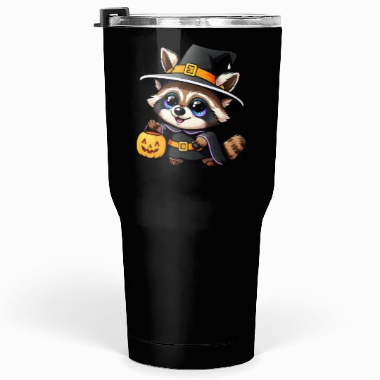 Witchy Raccoon Tumblers 30 Oz