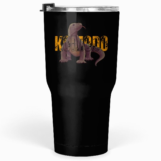 Komodo Dragon Art From Indonesia Tumblers 30 Oz
