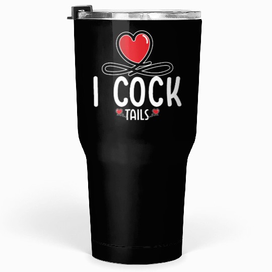 Funny I Love Cocktails 6 Tumblers 30 Oz