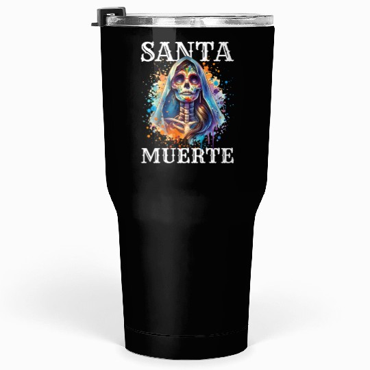 Santa Muerte for Karnival, Halloween and Día de Tumblers 30 Oz