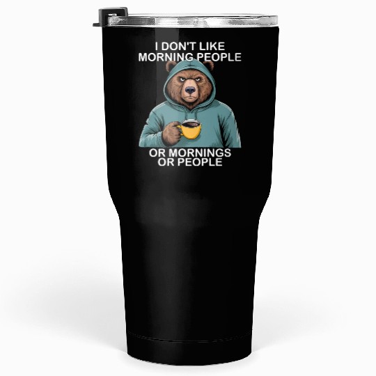 Funny Bear Grizzly Tumblers 30 Oz