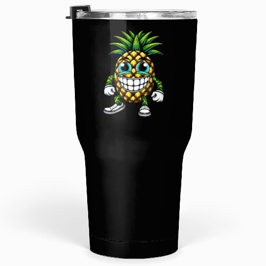 Pineapple fruit fruity summer cool sweet cartoon Tumblers 30 Oz
